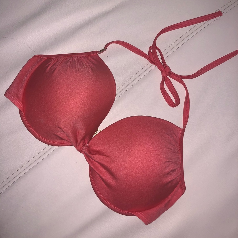 Coral Victoria’s Secret Bathing Suit Top size 34DD